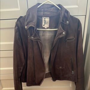 Anthropologie Jkt NYC Genuine Leather Jacket